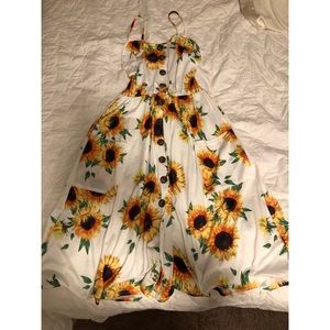 Sun flower dress
